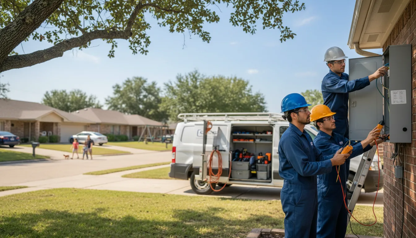 Certified electrician providing emergency electrical services in Hanover, IL